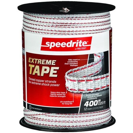 Mannapro Speedrite SP052 1320 ft. - 0.5 in. Extreme Poly Tape - White SP052
